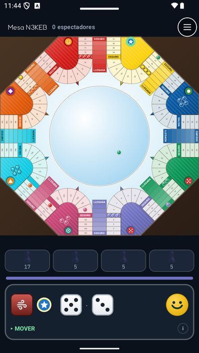 Eight seats: eight colours and someone always in range