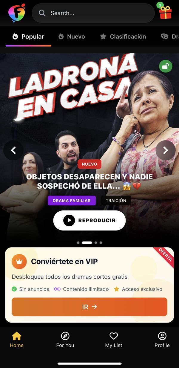 Felicidad+ mobile screenshot